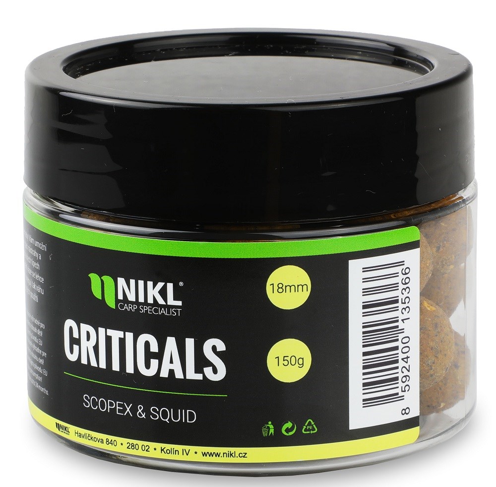 Nikl Boilie Criticals Scopex & Squid 150 g